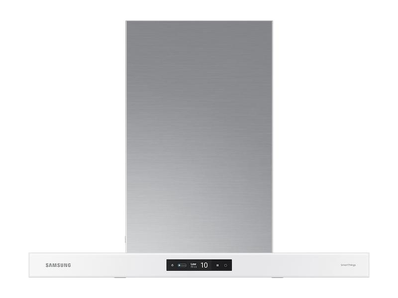 Samsung NK30CB700W12AA 30" Bespoke Smart Wall Mount Hood With Lcd Display In Clean White