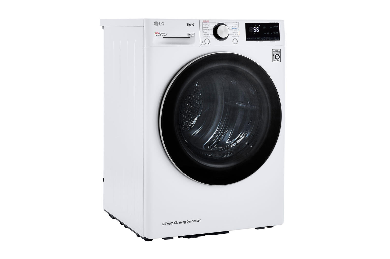 Lg DLHC1455W 4.2 Cu.Ft. Smart Wi-Fi Enabled Compact Front Load Dryer With Dual Inverter Heatpump&#8482; Technology